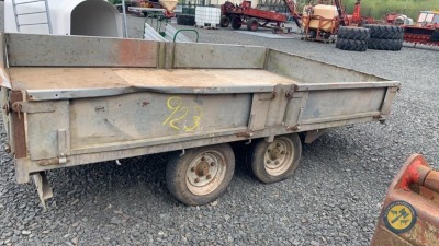 10x6 builders trailer, brake cable broke, lights working