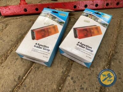 2 x boxes of trailer tail lights
