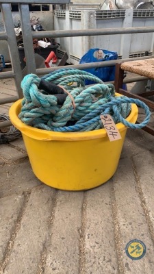 Tub of ropes