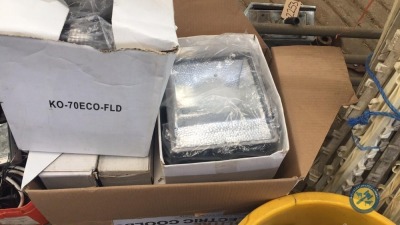 Box of floodlights