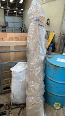 Roll of carpet and 16 x 8 carpet underlay