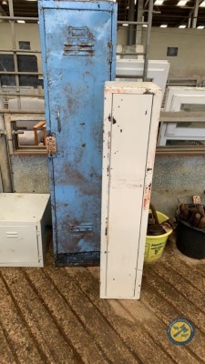 2 x metal cabinets