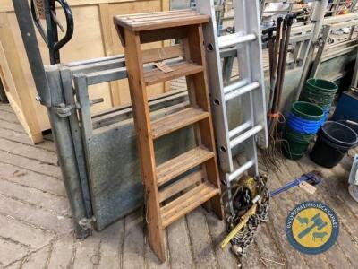 Wooden steps