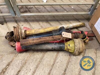 Job lot of PTO shafts
