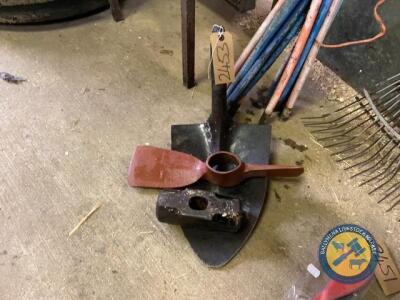 Shovel head 10lbs head sledge, antique pick head