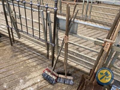 4 x yard brushes