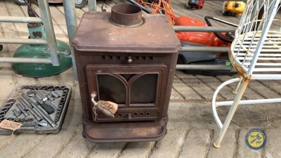 Old cast iron stove