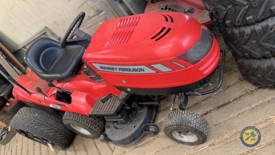 MF ride on lawnmower needs service