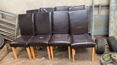 8 x dining room chairs