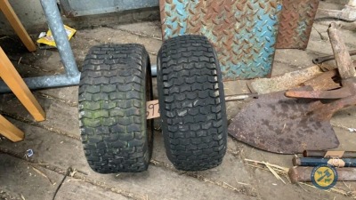 2 x trolley wheels