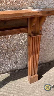 Fireplace wooden fire surround