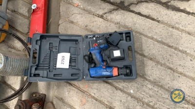 Draper cordless drill with charger