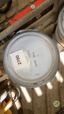 25L of Kubota orange paint
