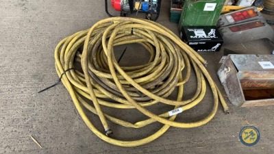 2 x rolls of yellow pipe approx 70m