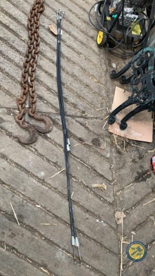 Brake cables 2 suit Ifor Williams 12ft trailer