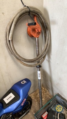 Barrell pump for oil pump & hose