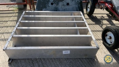 Aluminium shelving