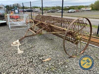 Vintage hay rake