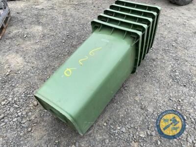 5 x green bins