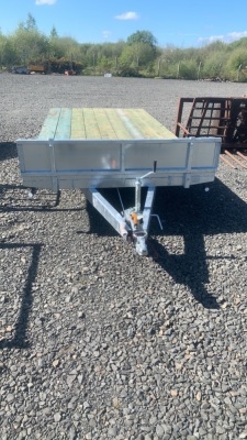 13x6.6 new flat bed trailer crooks