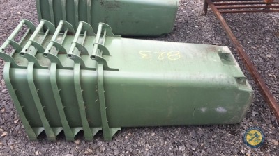 5 x green bins