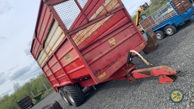 Herron silage trailer 14tn farmer owned 550-45-22.5