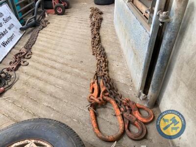 Hydraulic lifting chain approx 26ft chain