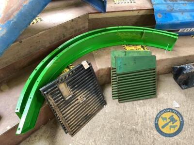 Matching refurbished, painted set of Deutz 200mm mudguards