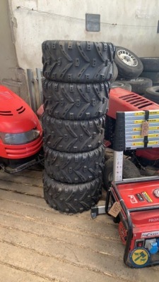 5 x new quad tyres