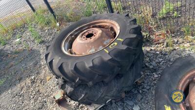 3 Ferguson 28" tyres & rims