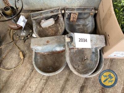 5 x fisher drinking bowls