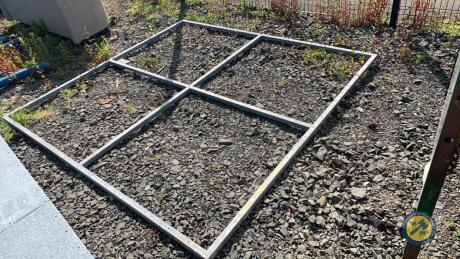 Galvanised frame