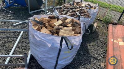 3 x tote bags of firewood