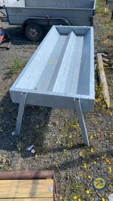 8ft heavy duty double cattle trough