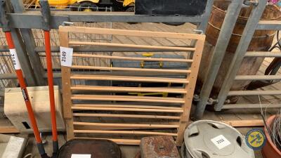 Safety gate for stairs & hand rail & towel holder