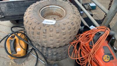2 x quad wheels & rims
