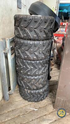 5 x tyres 23-10.5-12 Kenda quad type