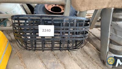 5 x window planters metal
