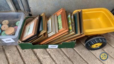 Box lot of pictures