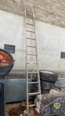 Wooden ladder
