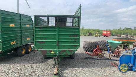 Fraser silage trailer 13'7.5" monique complete with barley door