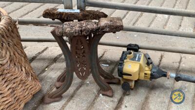 Cast iron bench ends