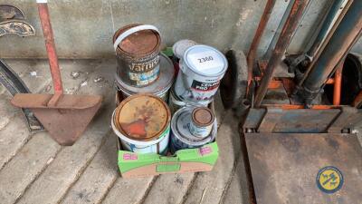 Box lot of paint