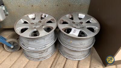 4 x Peugeot alloy rim 15"