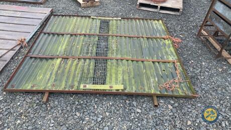 2 x silage trailer doors