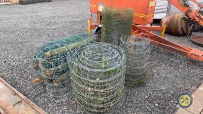 6 x rolls of fencing wire used