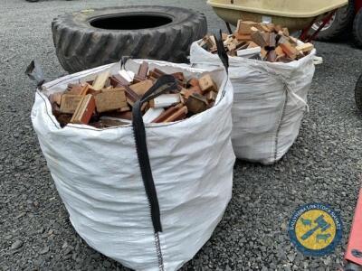 2 x tote bags of firewood