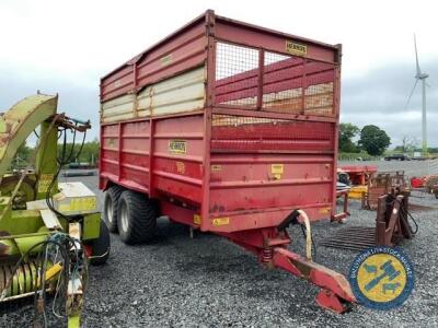 Herron silage trailer 14tn farmer owned 550-45-22.5