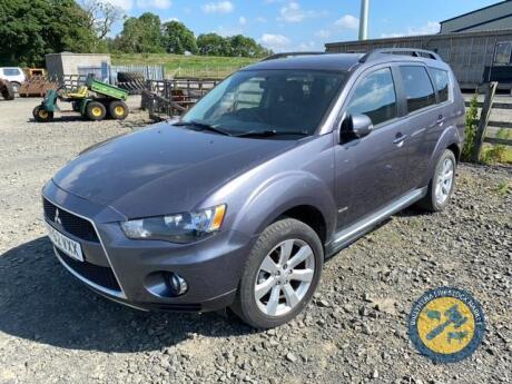 Reps of William Woods Deceased - Mitsubushi Outlander GX3 3DI-D, 2 wheel drive, 2013, diesel, 95,009miles, rarely used in last 4 yrs due to ill health, brakes sticking, YF62VXX