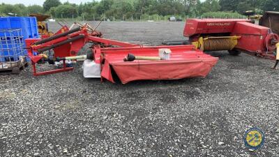 Lely 320MC 10.5ft mower, 54 new skids on the bed, 5 new bearons o nthe bed, with shaft, new top hat, 2 new hydraulic hoses, box of extra blades, mowed first cut